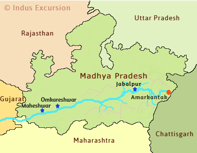 Narmada river route