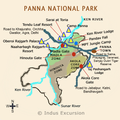 Panna national park safari zones